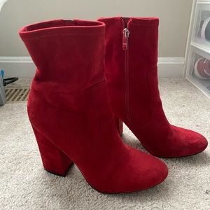 Marc Fisher 8.5 Platform Red Boot